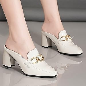 Amazon | [SUTECO] パンプス かかとなし サンダル ミュール